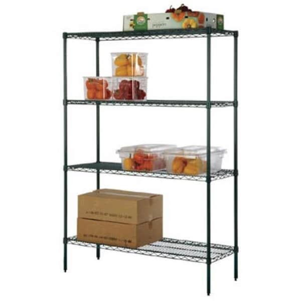 Focus Foodservice FocusFoodService FF2154G 21 in. x 54 in. Epoxy Wire Shelf - Green FF2154G - main